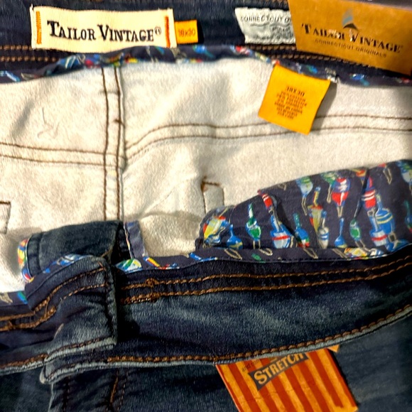 TAILOR VINTAGE MENS JEANS SIZE W-38 L-30 - Picture 7 of 9